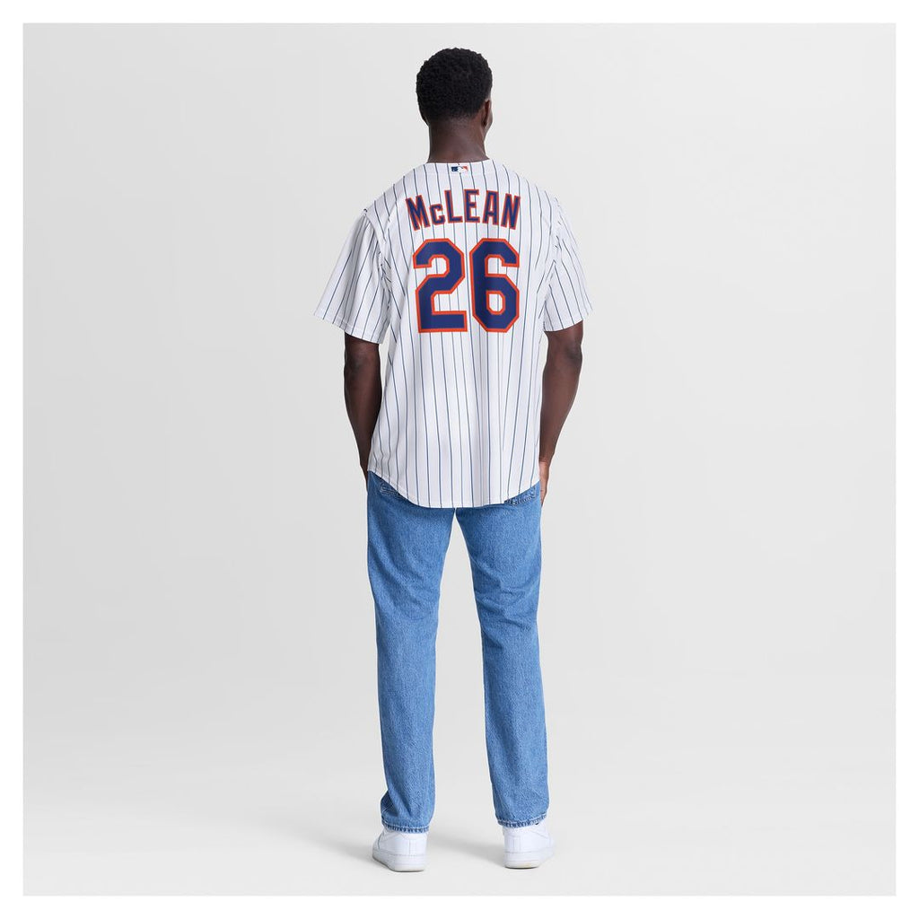 New York Mets Nolan McLean Nike Home Replica Jersey - White Team Jersey Sports Fan Apparel