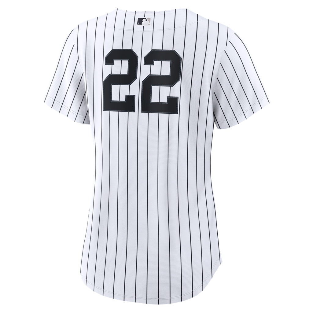 New York Yankees Ben Rice Nike Women's Home Replica Jersey - White Team Jersey Sports Fan Apparel