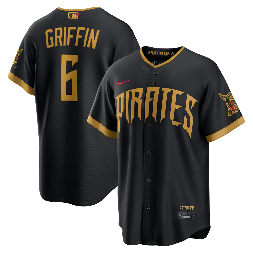 Pittsburgh Pirates Konnor Griffin Nike 2026 City Connect Stadium Jersey - Black Team Jersey Sports Fan Apparel