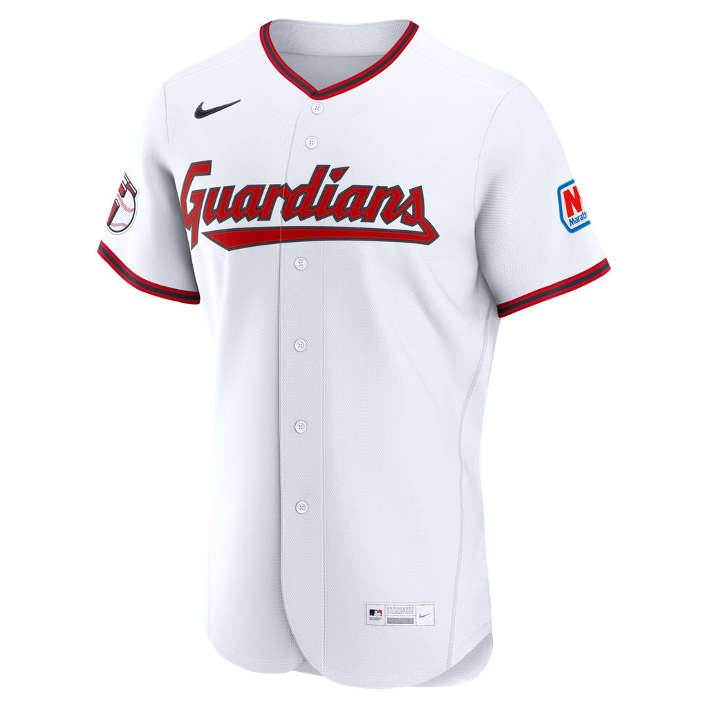 Cleveland Guardians Nike Alternate Authentic Sponsor Patch Jersey - Navy Team Jersey Sports Fan Apparel