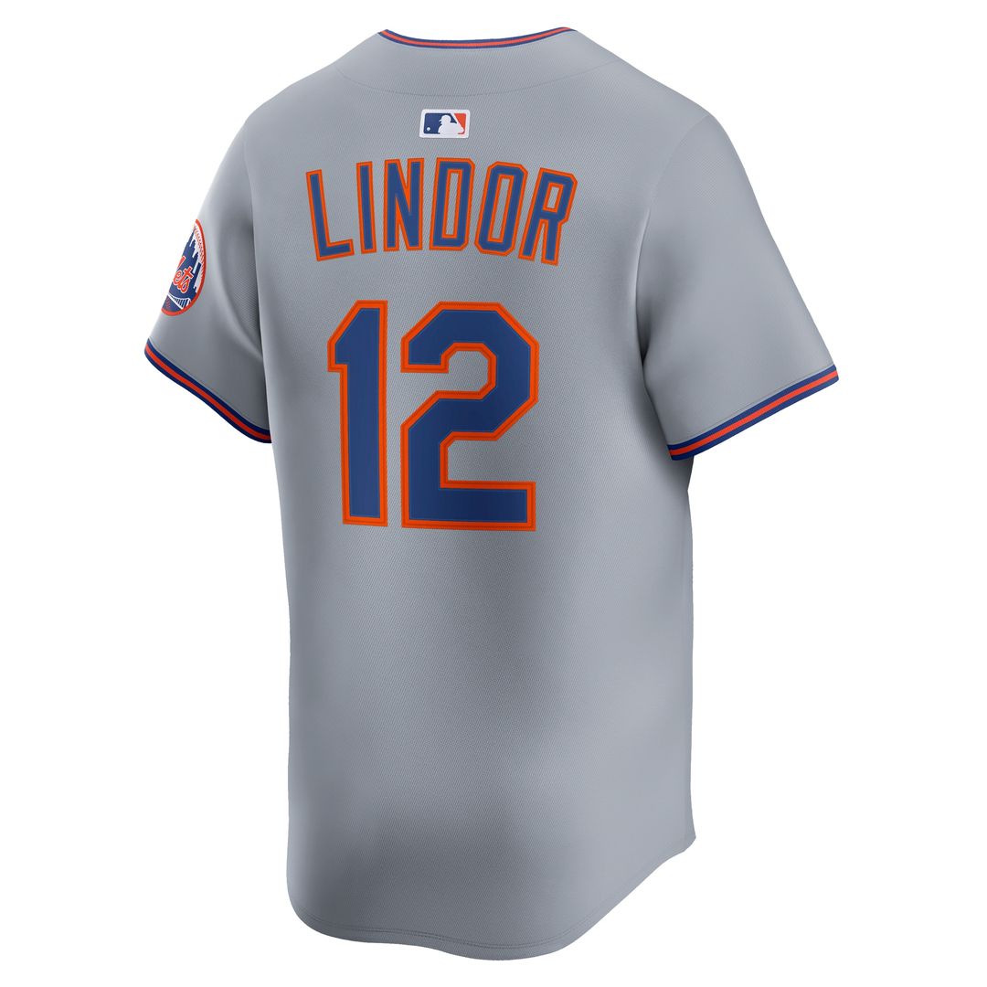 New York Mets Francisco Lindor Nike Home Limited Jersey - White Team Jersey Sports Fan Apparel