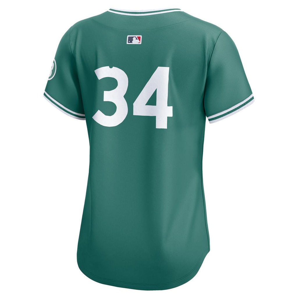 Boston Red Sox David Ortiz Nike Women's 2025 City Connect Limited Retired Player Jersey - Green Team Jersey Sports Fan Apparel