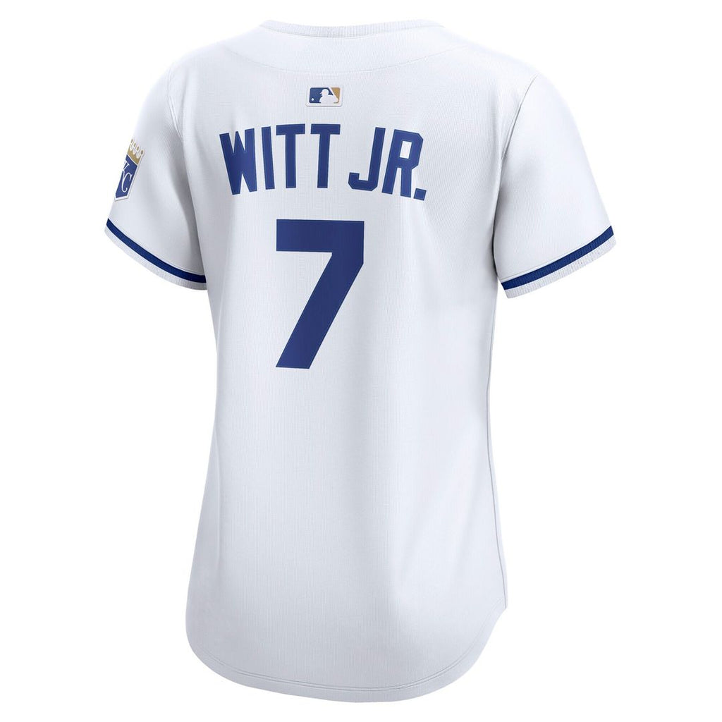 Kansas City Royals Bobby Witt Jr. Nike Women's Home Limited Player Jersey - White Team Jersey Sports Fan Apparel