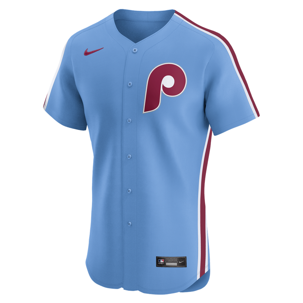 Philadelphia Phillies Nike Alternate Elite Jersey - Light Blue Team Jersey Sports Fan Apparel