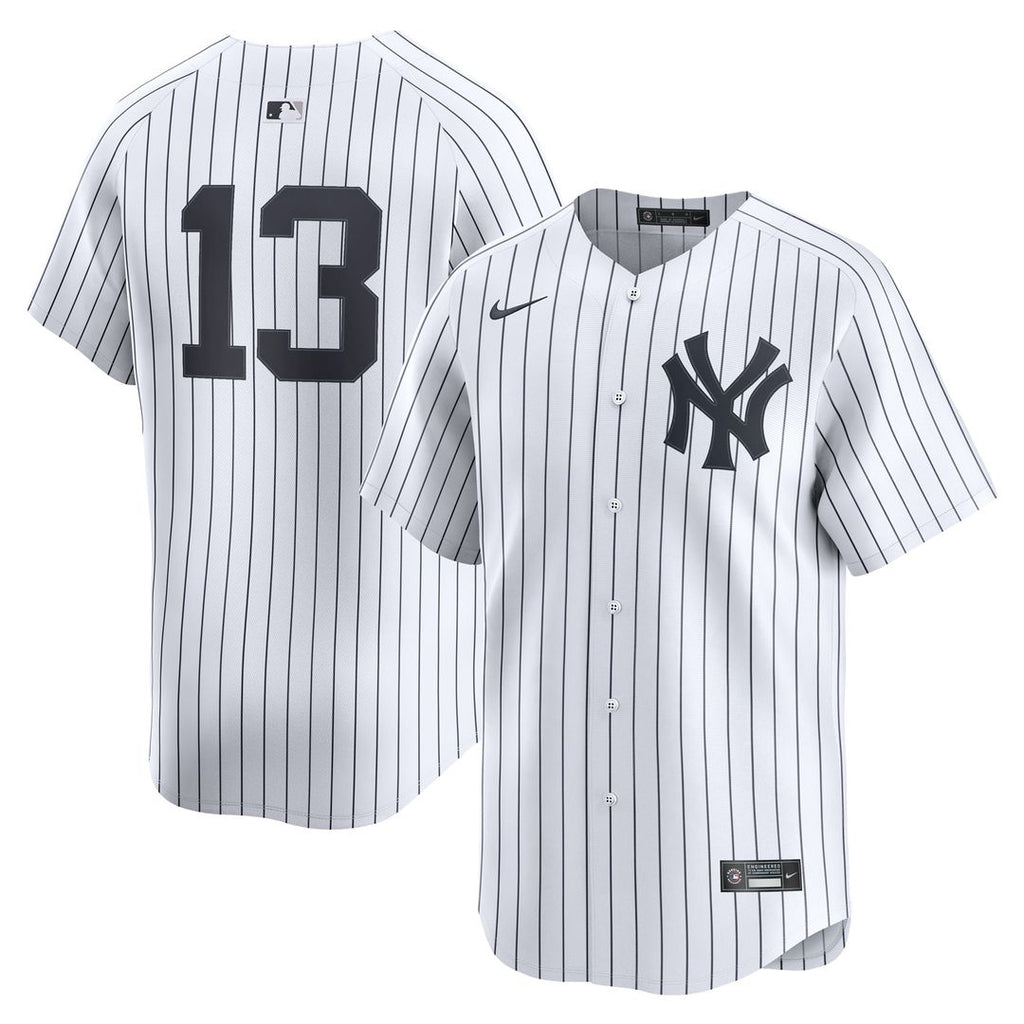 New York Yankees Jazz Chisholm Jr. Nike Home Limited Player Jersey - White Team Jersey Sports Fan Apparel