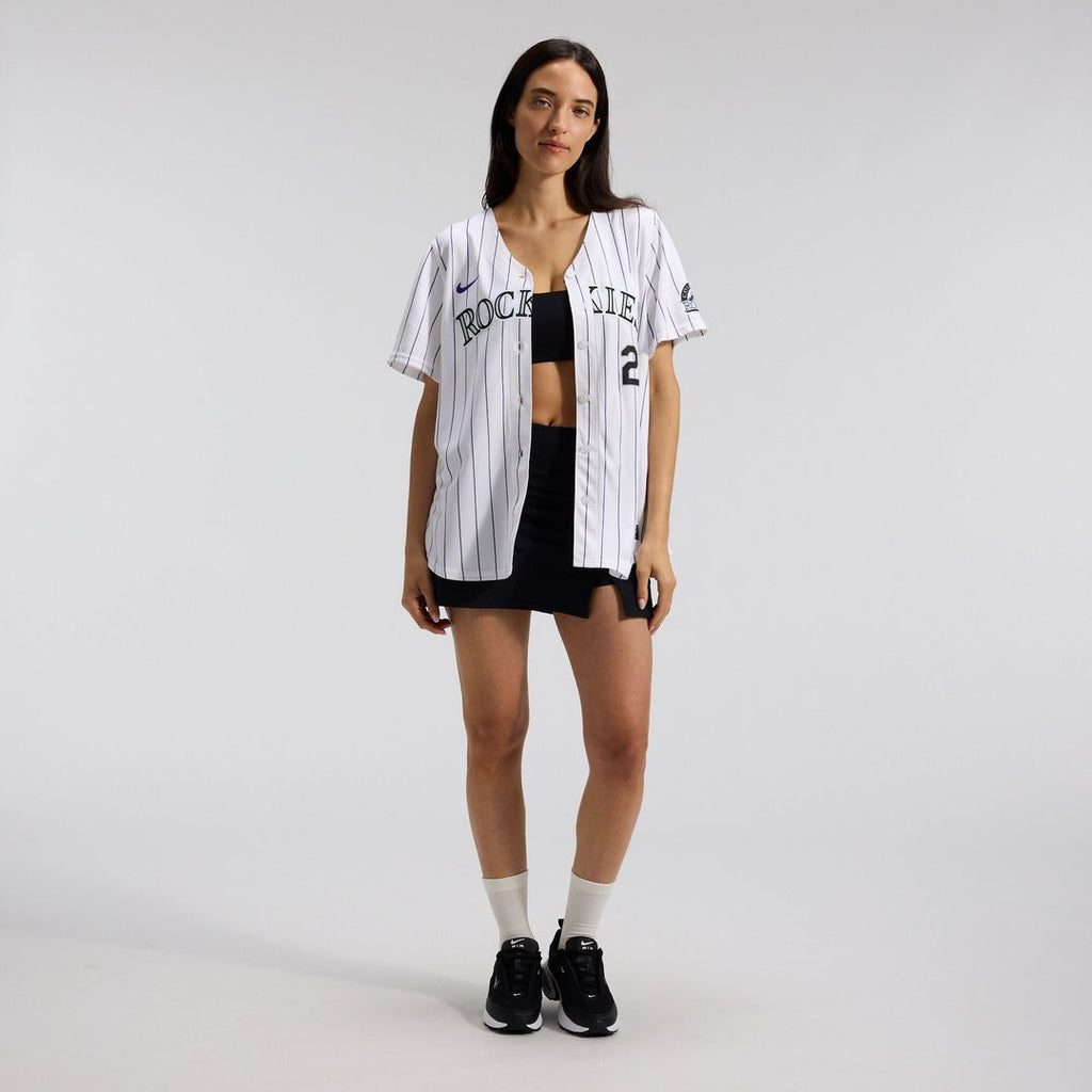 Colorado Rockies Kris Bryant Nike Women's Home Limited Player Jersey - White Team Jersey Sports Fan Apparel