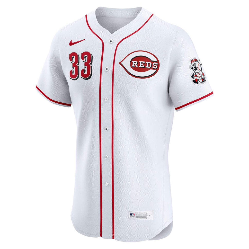 Cincinnati Reds Christian Encarnacion - Strand Nike Home Elite Jersey - White Team Jersey Sports Fan Apparel