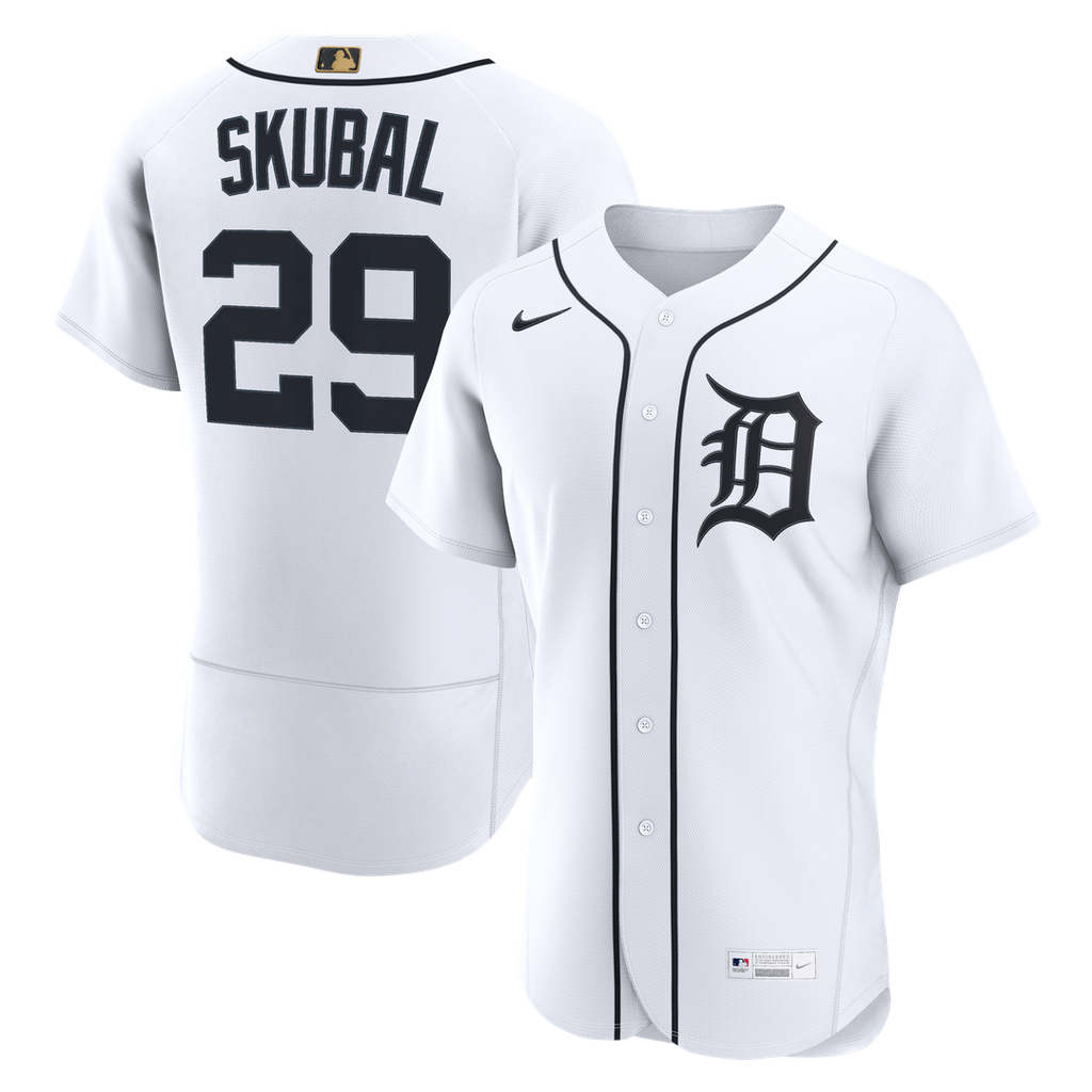 Detroit Tigers Tarik Skubal Nike MLB Awards Authentic Jersey - White Team Jersey Sports Fan Apparel