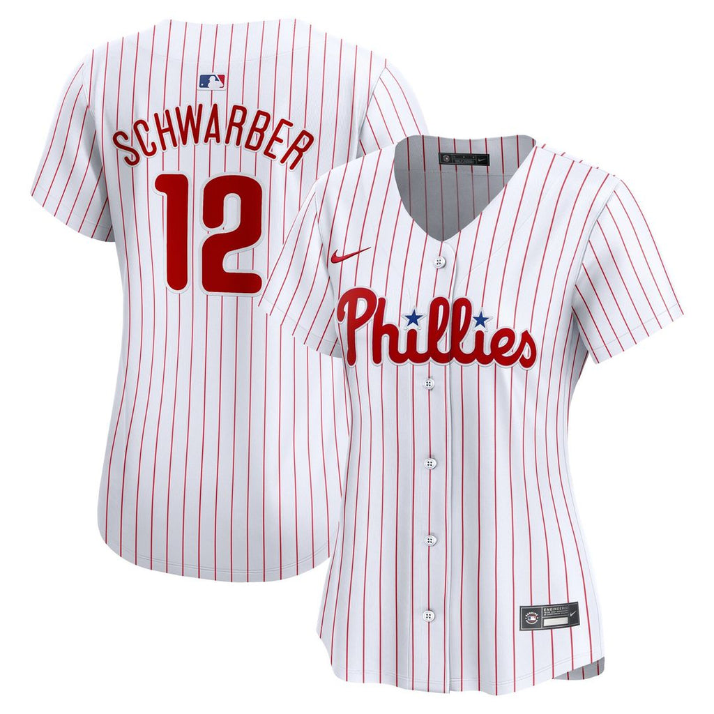 Philadelphia Phillies Kyle Schwarber Nike Women's Home Limited Player Jersey - White Team Jersey Sports Fan Apparel