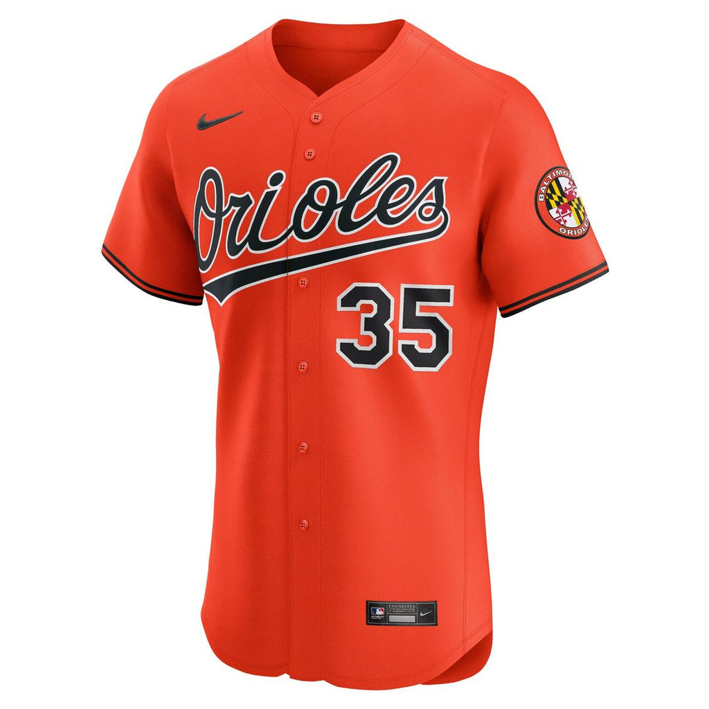 Baltimore Orioles Adley Rutschman Nike Alternate 2 Elite Jersey - Orange Team Jersey Sports Fan Apparel