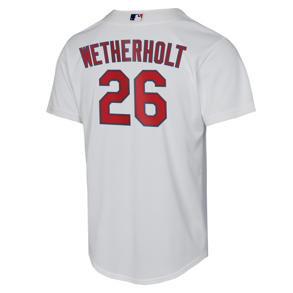 St. Louis Cardinals JJ Wetherholt Nike Youth Home Replica Jersey - White Team Jersey Sports Fan Apparel