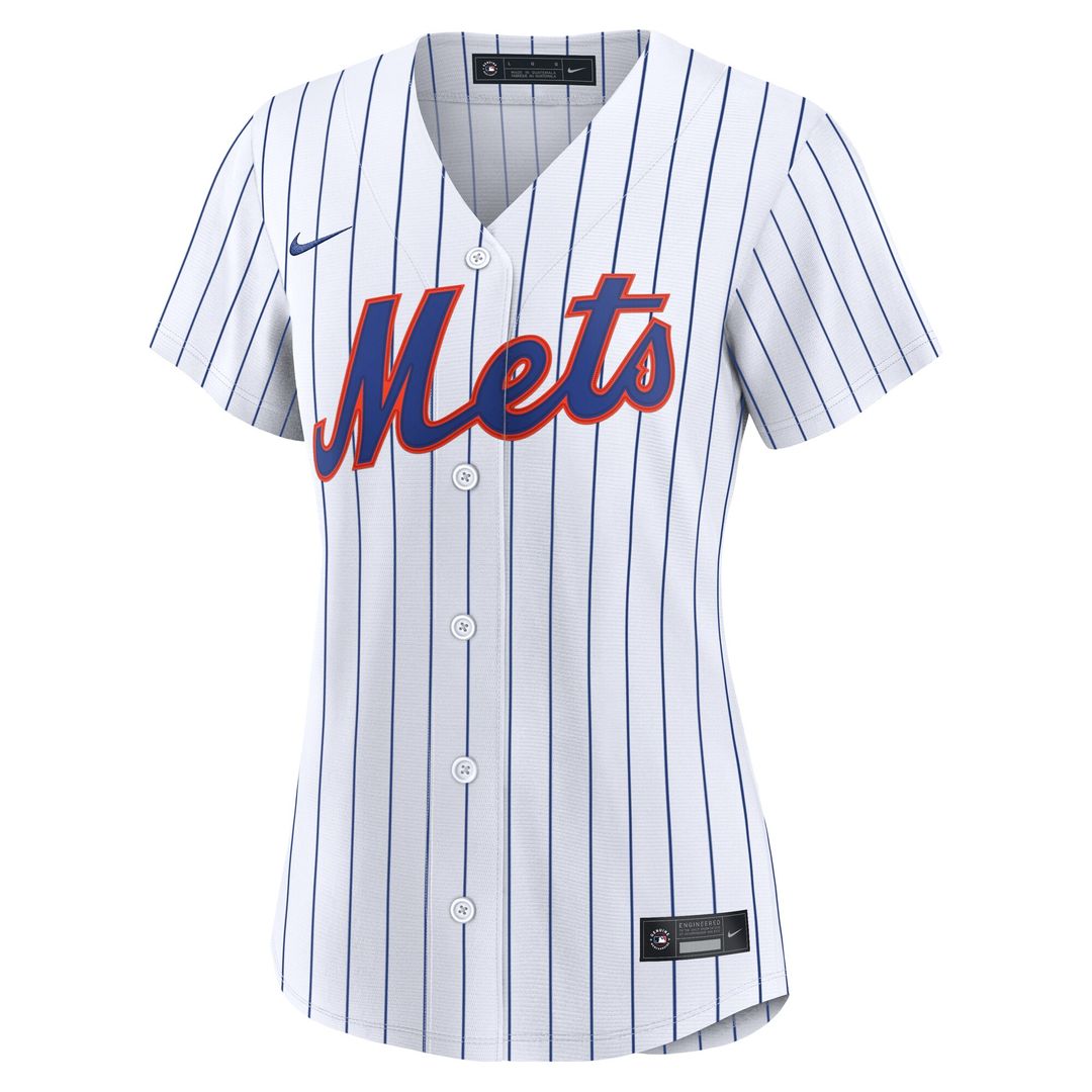 New York Mets Francisco Lindor Nike Women's Alternate Replica Jersey - Black Team Jersey Sports Fan Apparel