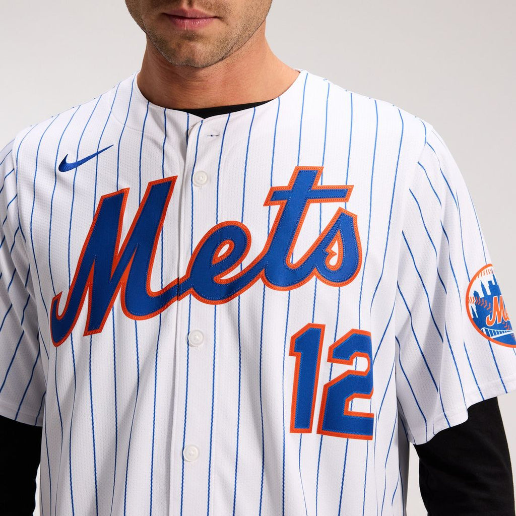 New York Mets Francisco Lindor Nike Alternate Limited Jersey - Black Team Jersey Sports Fan Apparel