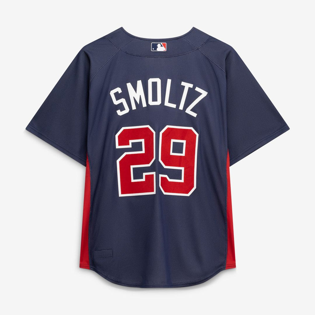 Atlanta Braves John Smoltz Mitchell & Ness Authentic Batting Practice Jersey - Navy Team Jersey Sports Fan Apparel
