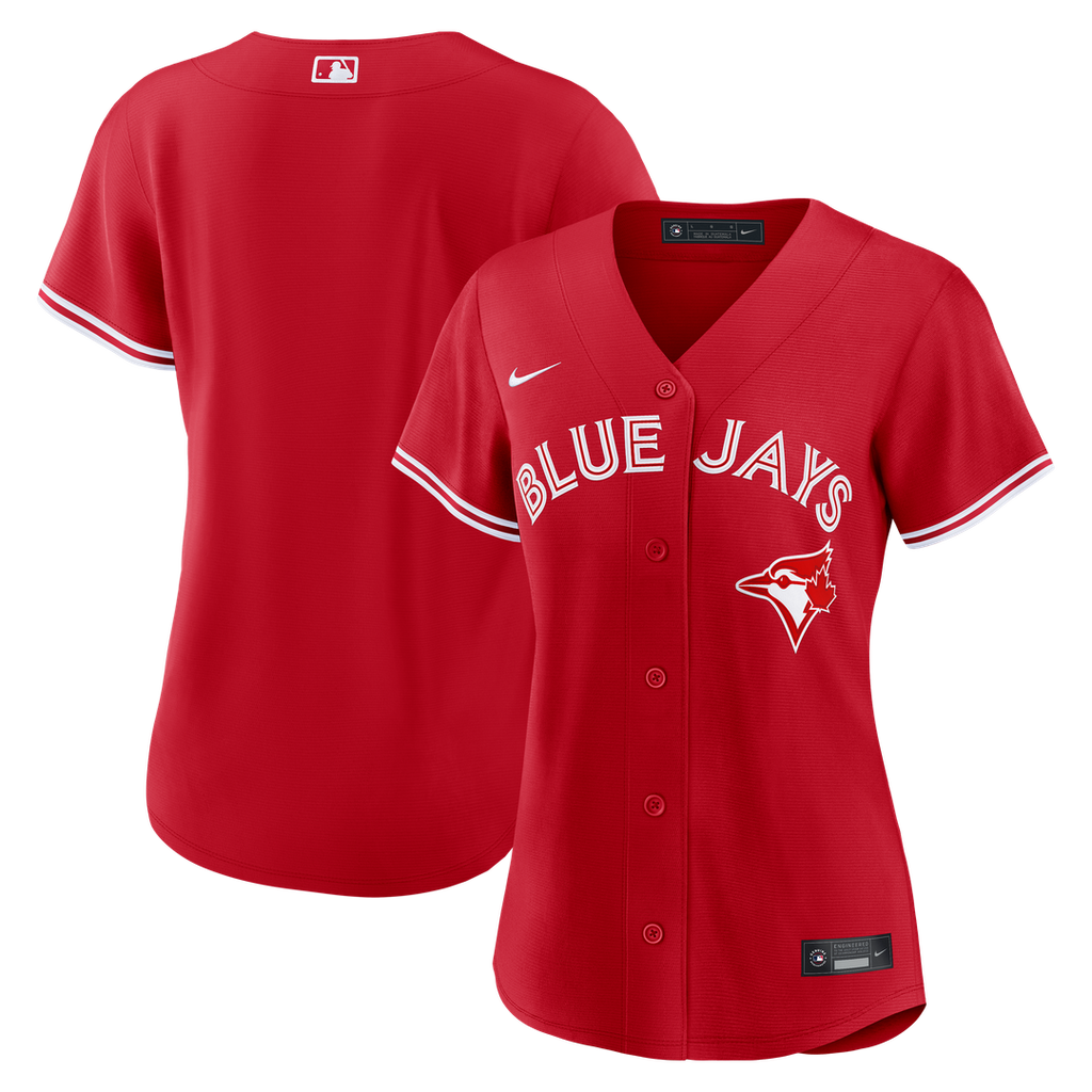 Toronto Blue Jays Nike Women's Alternate Replica Jersey - Red Team Jersey Sports Fan Apparel