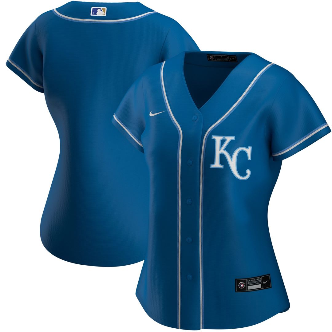 Kansas City Royals Nike Women's Home Replica Team Logo Jersey - White Team Jersey Sports Fan Apparel