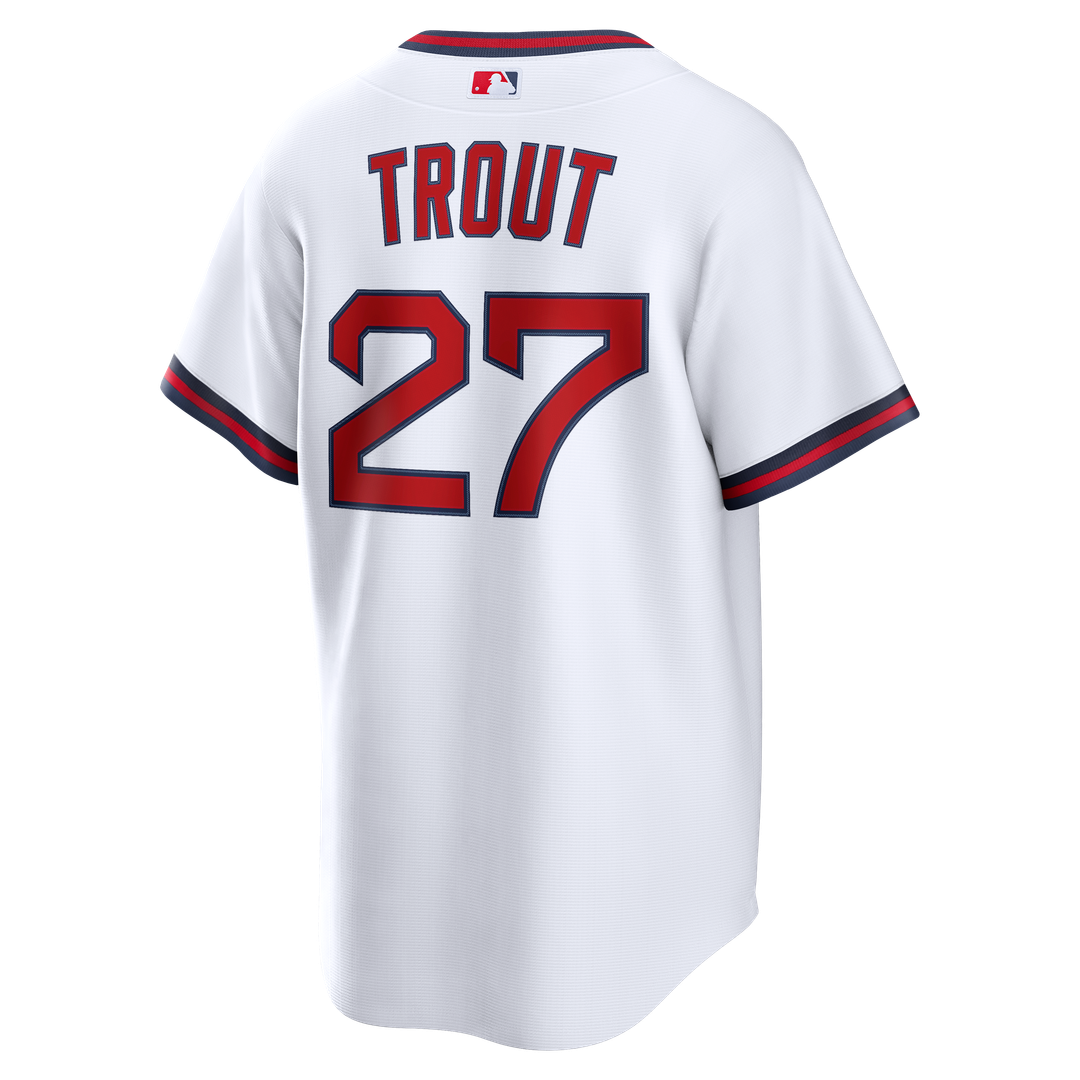 Los Angeles Angels Mike Trout Nike Alternate Replica Jersey - White Team Jersey Sports Fan Apparel