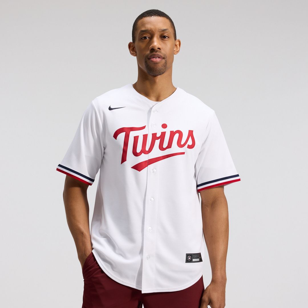 Minnesota Twins Nike Road Replica Team Jersey - Gray Team Jersey Sports Fan Apparel