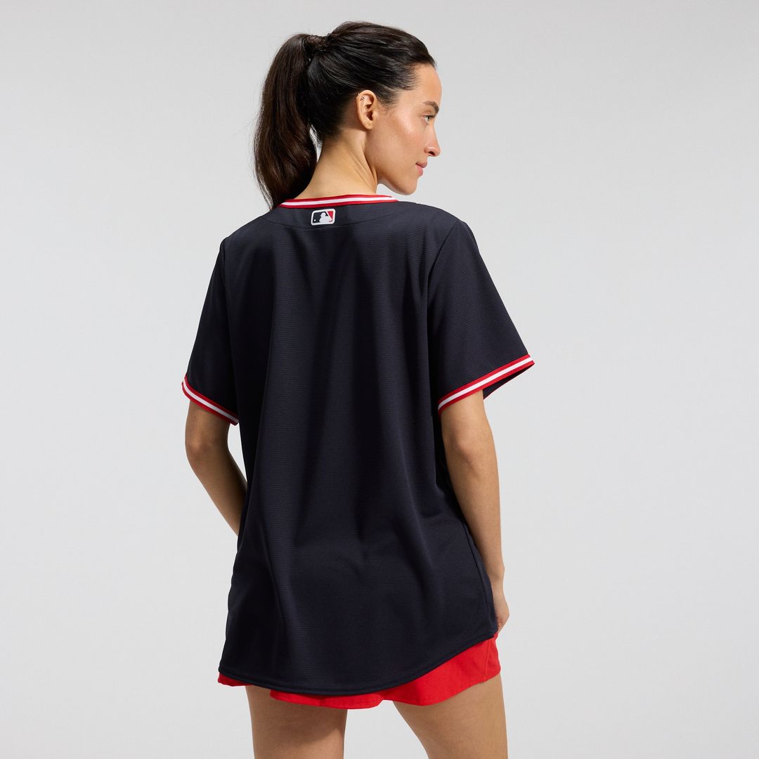 Cleveland Guardians Nike Women's Alternate 2 Replica Jersey - Red Team Jersey Sports Fan Apparel