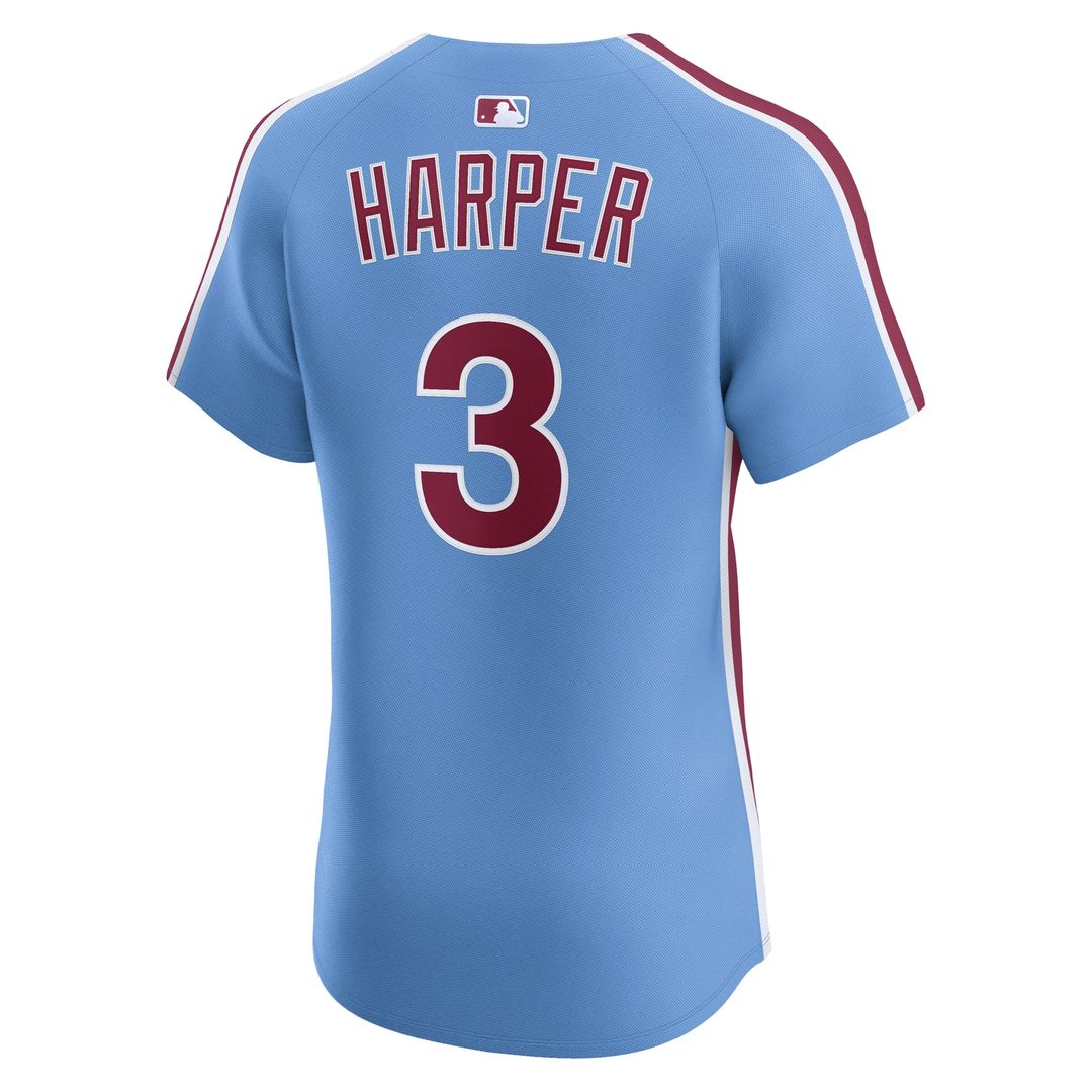 Philadelphia Phillies Bryce Harper Nike Alternate Elite Jersey - Light Blue Team Jersey Sports Fan Apparel