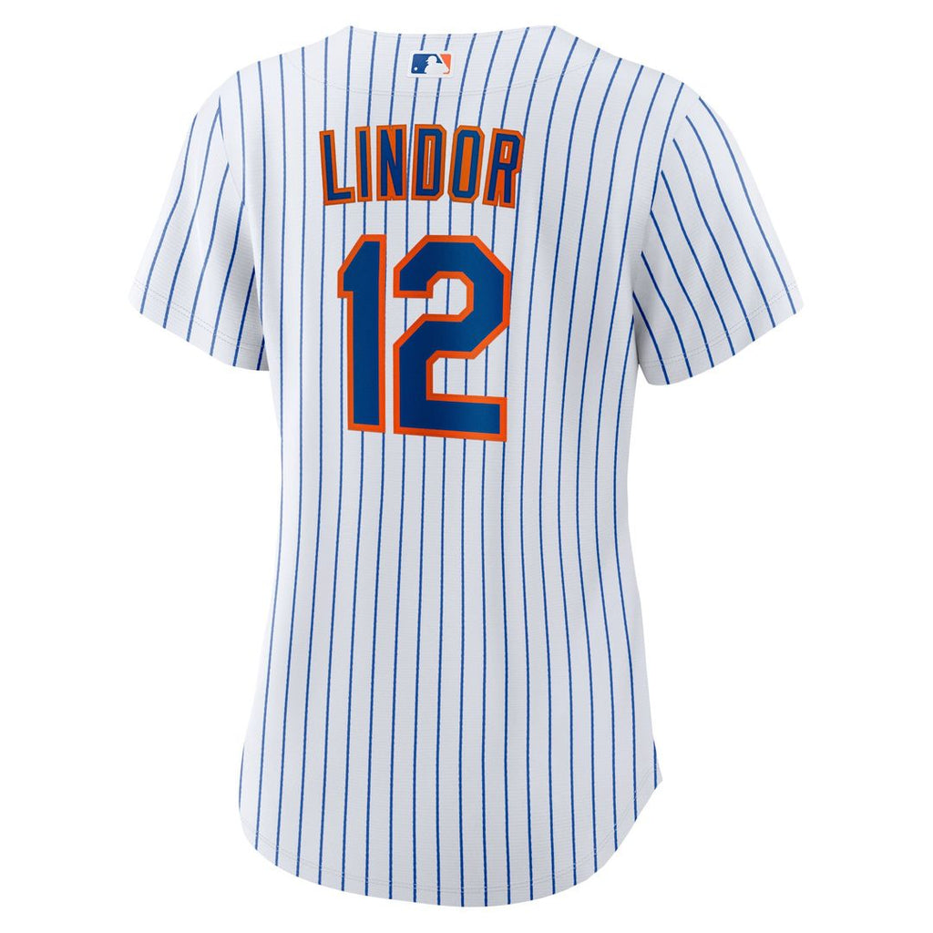 New York Mets Francisco Lindor Nike Women's Home Replica Player Jersey - White Team Jersey Sports Fan Apparel
