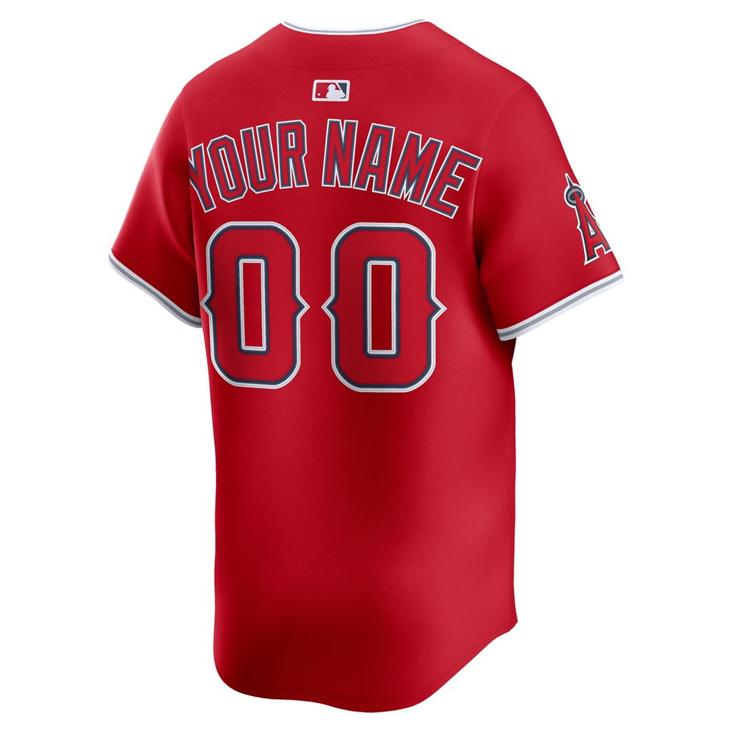 Los Angeles Angels Nike Home Limited Custom Jersey - White Team Jersey Sports Fan Apparel