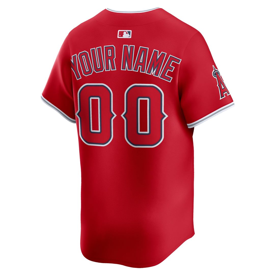 Los Angeles Angels Nike Home Limited Custom Jersey - White Team Jersey Sports Fan Apparel