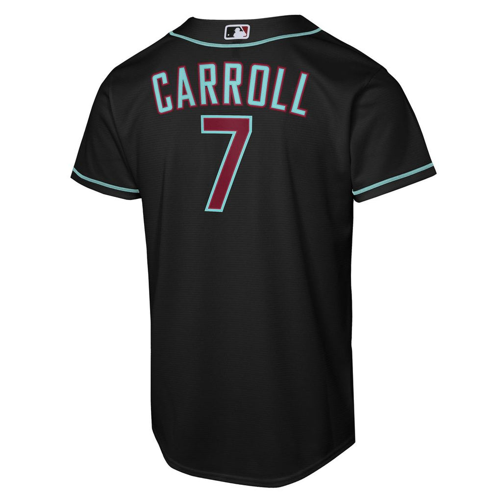 Arizona Diamondbacks Corbin Carroll Nike Youth Alternate Replica Jersey - Black Team Jersey Sports Fan Apparel