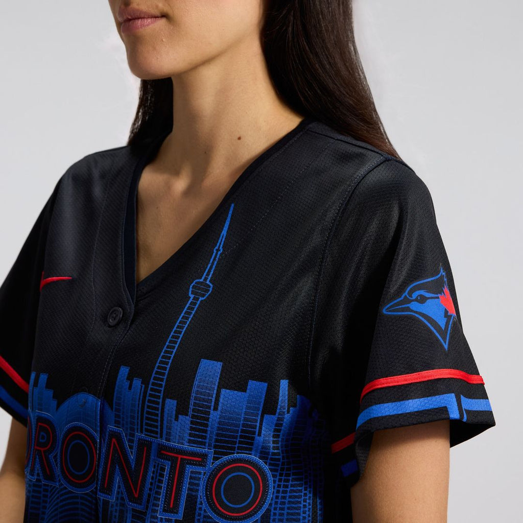 Toronto Blue Jays Vladimir Guerrero Jr. Nike Women's 2024 City Connect Limited Player Jersey - Navy Team Jersey Sports Fan Apparel