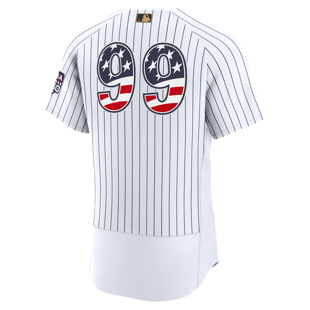 New York Yankees Aaron Judge Nike USA 250 Fourth of July Home Authentic Jersey - White Team Jersey Sports Fan Apparel