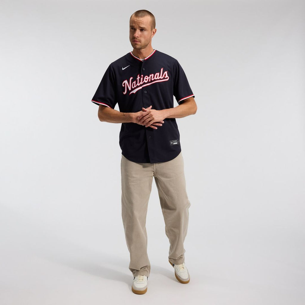 Washington Nationals Dylan Crews Nike Alternate Replica Jersey - Navy Team Jersey Sports Fan Apparel