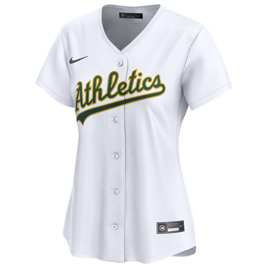Athletics Nike Women's Home Limited Jersey - White Team Jersey Sports Fan Apparel