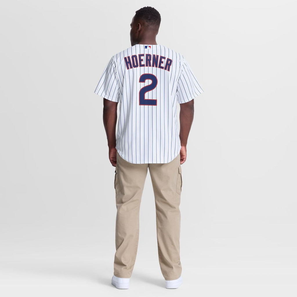Chicago Cubs Nico Hoerner Nike Home Replica Jersey - White Team Jersey Sports Fan Apparel