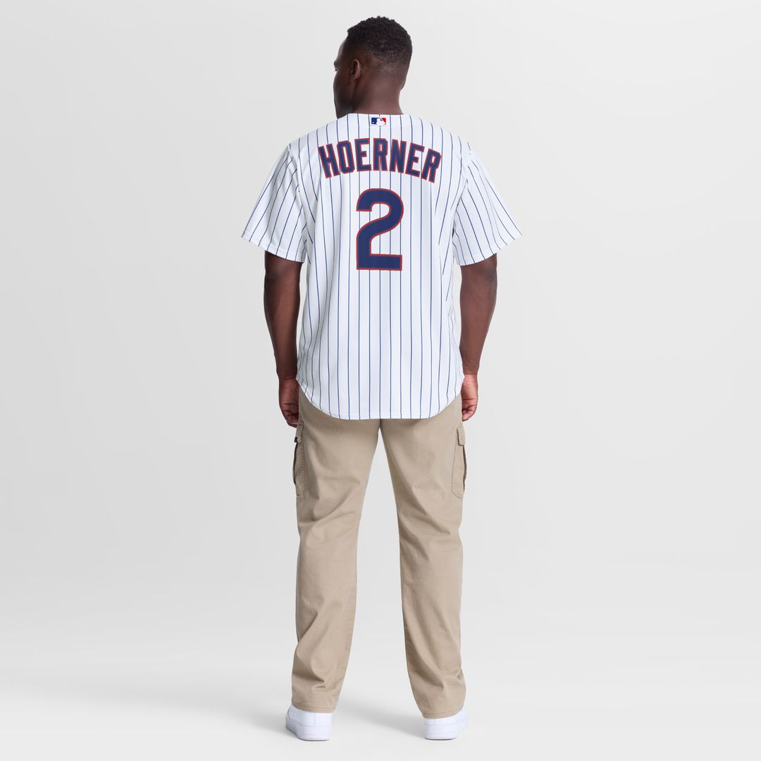 Chicago Cubs Nico Hoerner Nike Home Replica Jersey - White Team Jersey Sports Fan Apparel