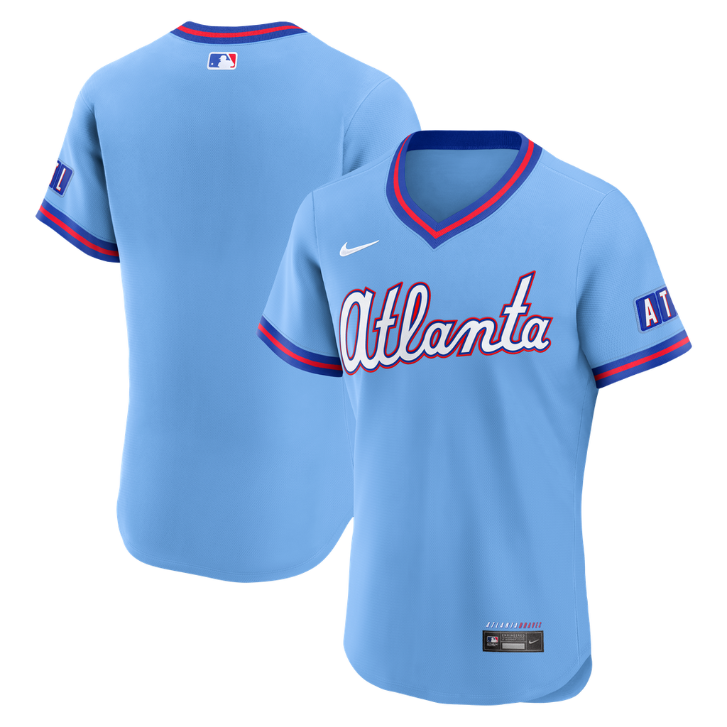 Atlanta Braves Nike 2026 City Connect Authentic Jersey - Powder Blue Team Jersey Sports Fan Apparel