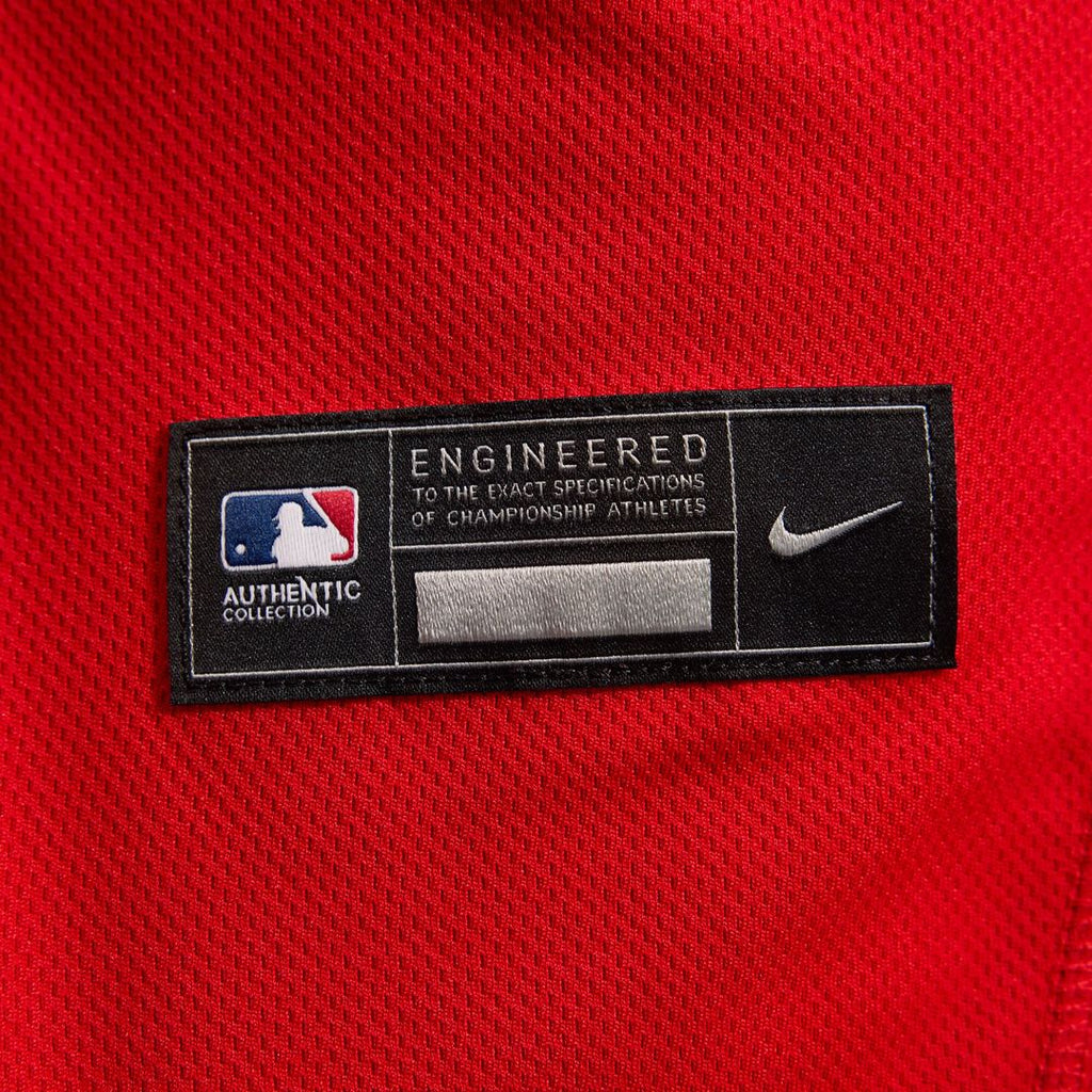 Cincinnati Reds Nike Alternate Authentic Team Logo Jersey - Scarlet Team Jersey Sports Fan Apparel