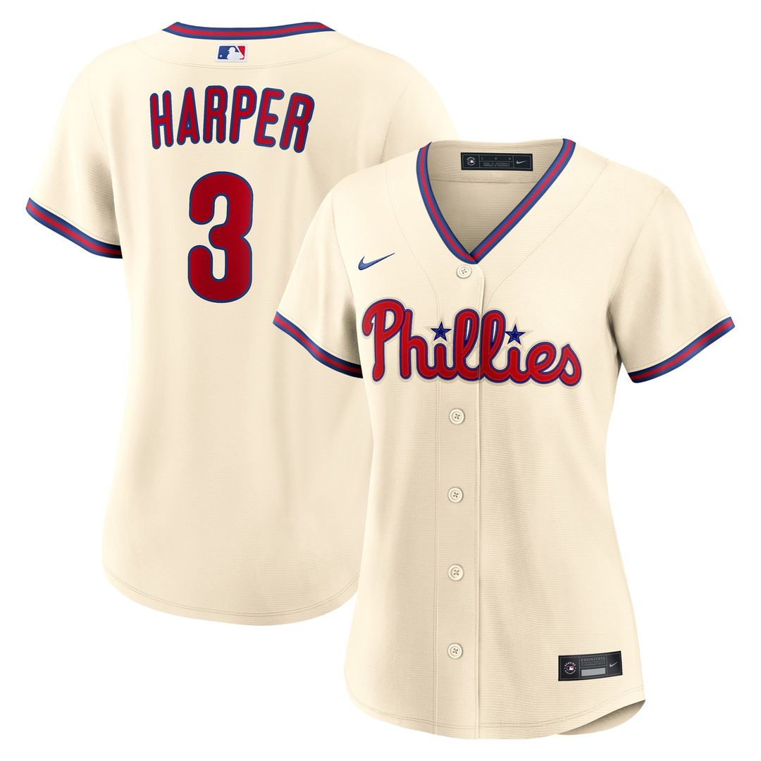 Philadelphia Phillies Bryce Harper Nike Women's Home Replica Jersey - White Team Jersey Sports Fan Apparel