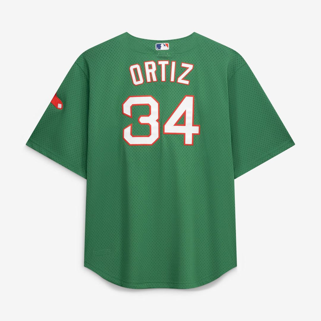 Boston Red Sox David Ortiz Mitchell & Ness Big & Tall Cooperstown Mesh Batting Practice Jersey - Red Team Jersey Sports Fan Apparel