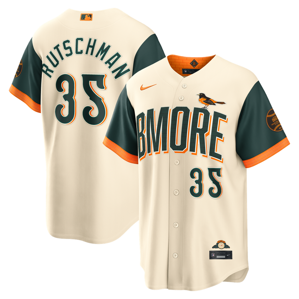 Baltimore Orioles Adley Rutschman Nike 2026 City Connect Stadium Jersey - Cream Team Jersey Sports Fan Apparel