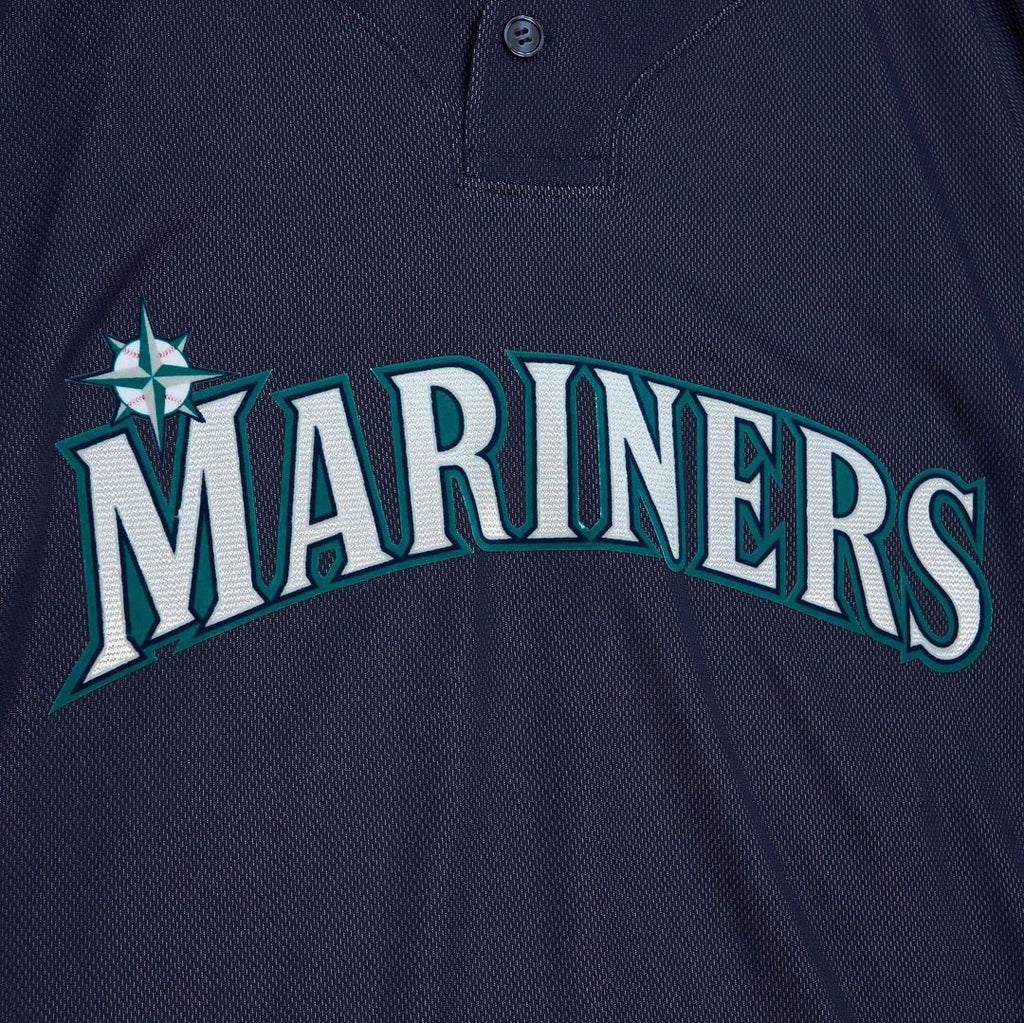 Seattle Mariners Ichiro Suzuki Mitchell & Ness Big & Tall Cooperstown Mesh Batting Practice Jersey - Navy Team Jersey Sports Fan Apparel
