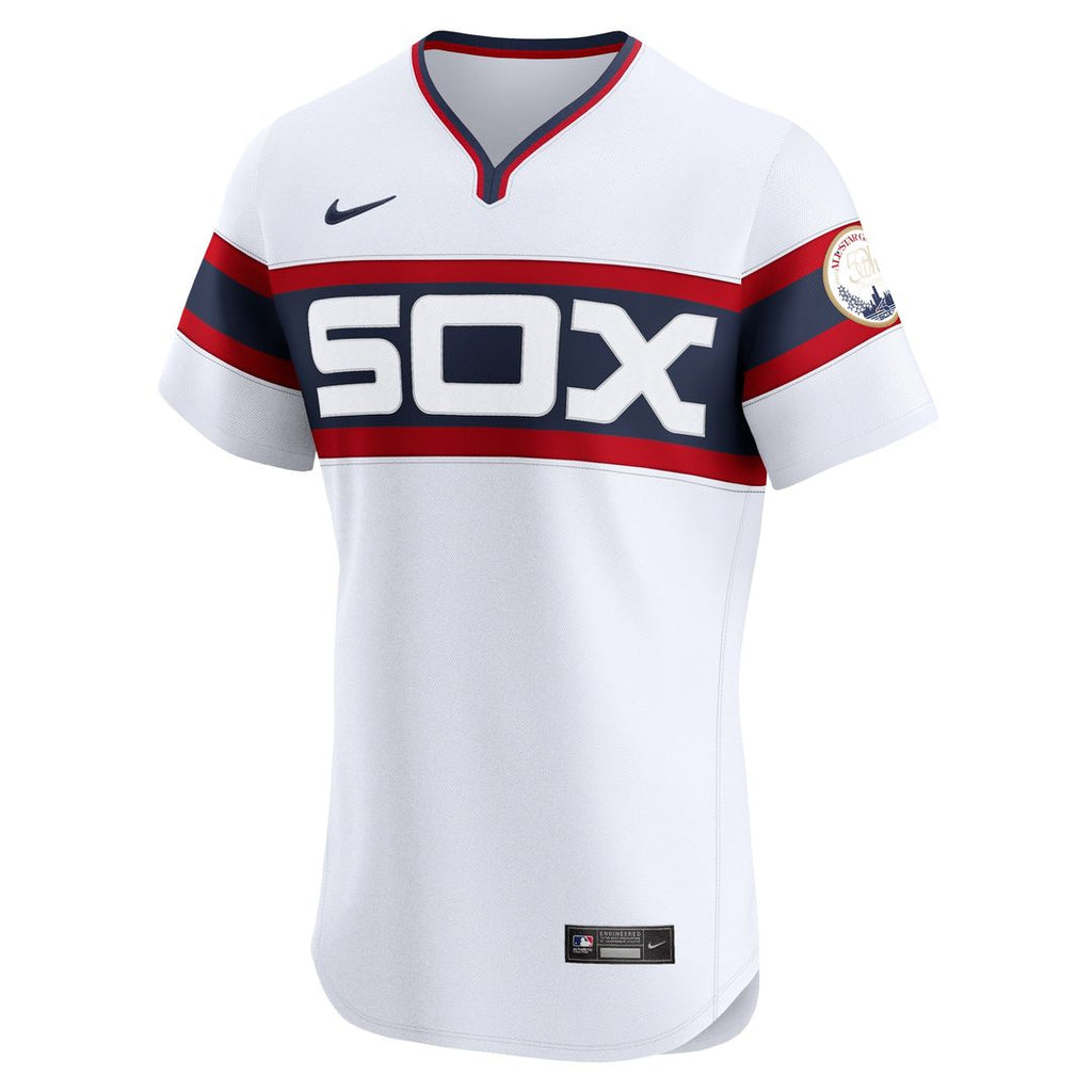Chicago White Sox Nike Alternate Vapor Premier Elite Patch Jersey - White Team Jersey Sports Fan Apparel