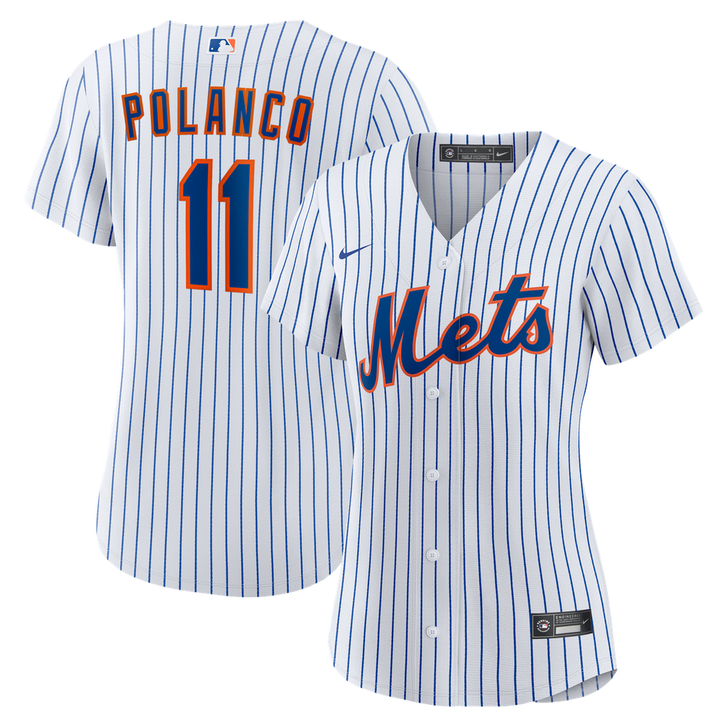 New York Mets Jorge Polanco Nike Women's Home Replica Jersey - White Team Jersey Sports Fan Apparel