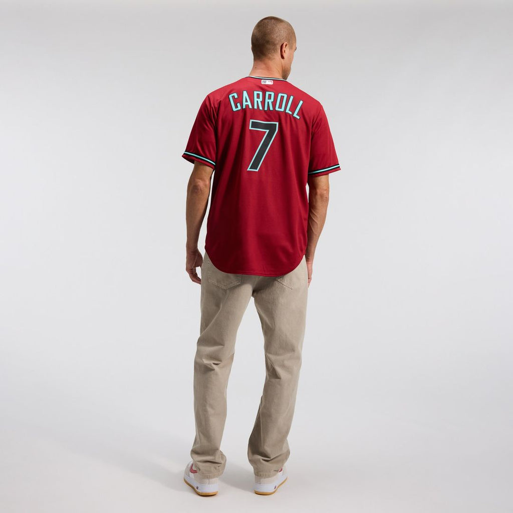 Arizona Diamondbacks Corbin Carroll Nike Alternate 2 Replica Jersey - Crimson Team Jersey Sports Fan Apparel