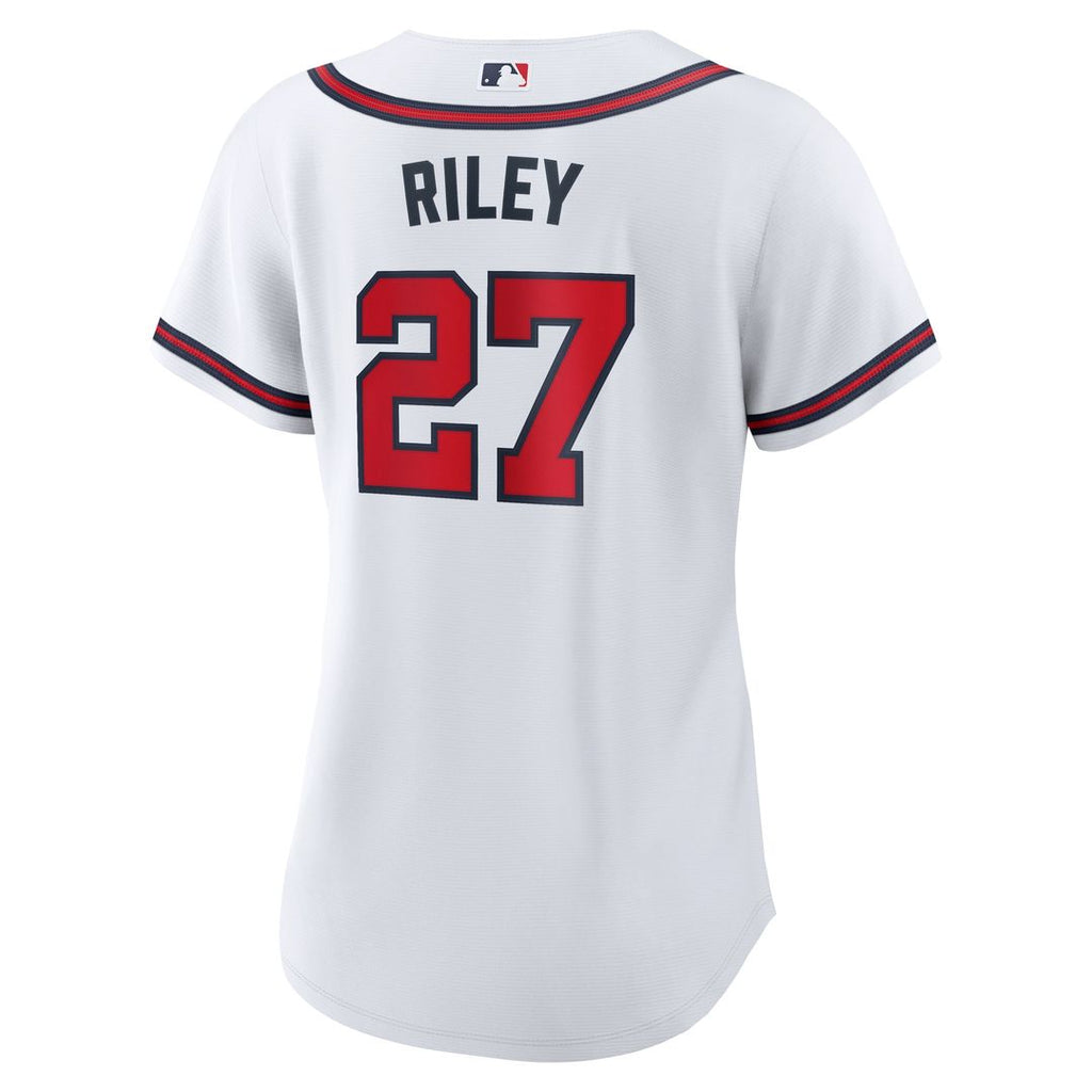 Atlanta Braves Austin Riley Nike Women's Home Replica Jersey - White Team Jersey Sports Fan Apparel