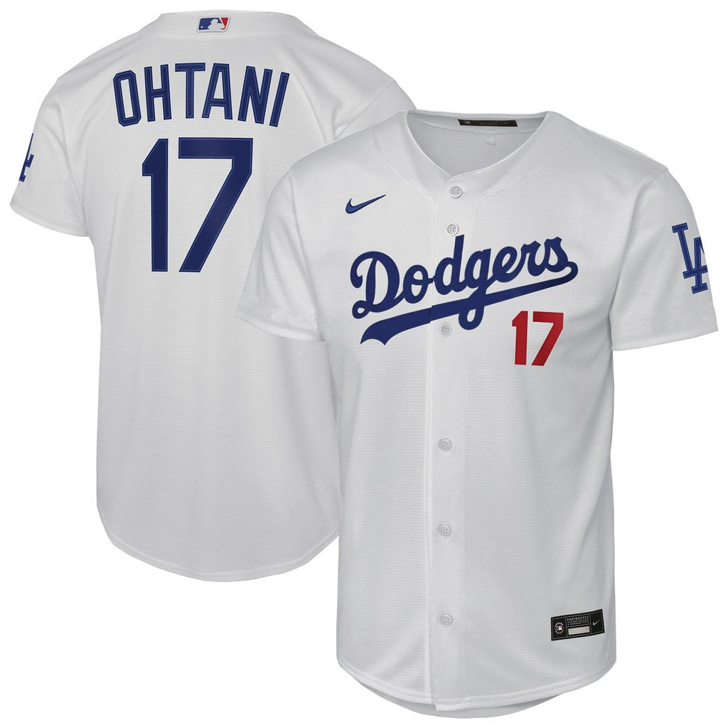 Los Angeles Dodgers Shohei Ohtani Nike Youth Home Stadium Jersey - White Team Jersey Sports Fan Apparel