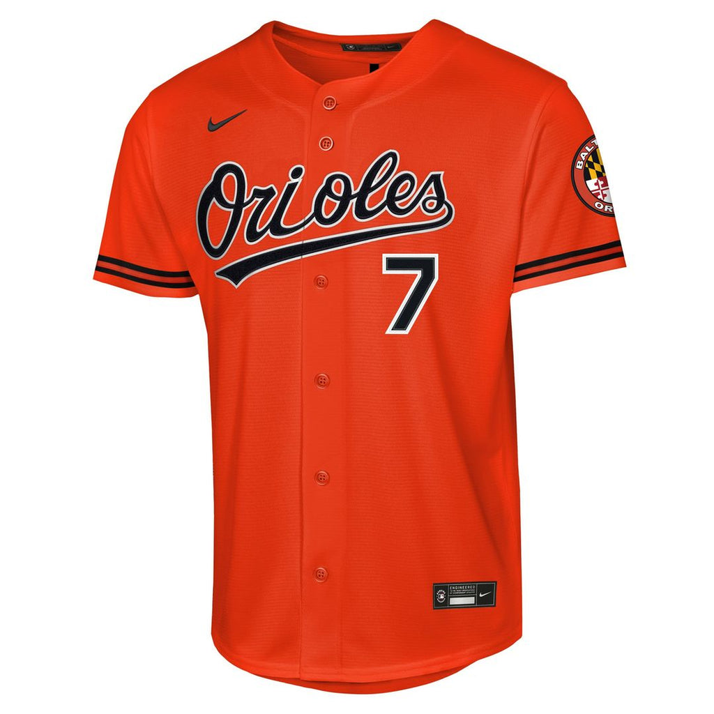 Baltimore Orioles Jackson Holliday Nike Youth Home Stadium Player Jersey - White Team Jersey Sports Fan Apparel