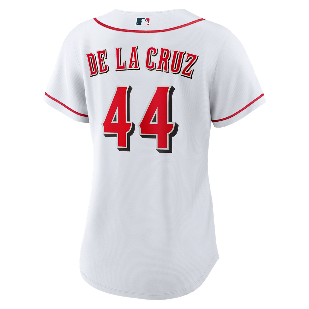 Cincinnati Reds Elly De La Cruz Nike Women's Home Replica Jersey - White Team Jersey Sports Fan Apparel