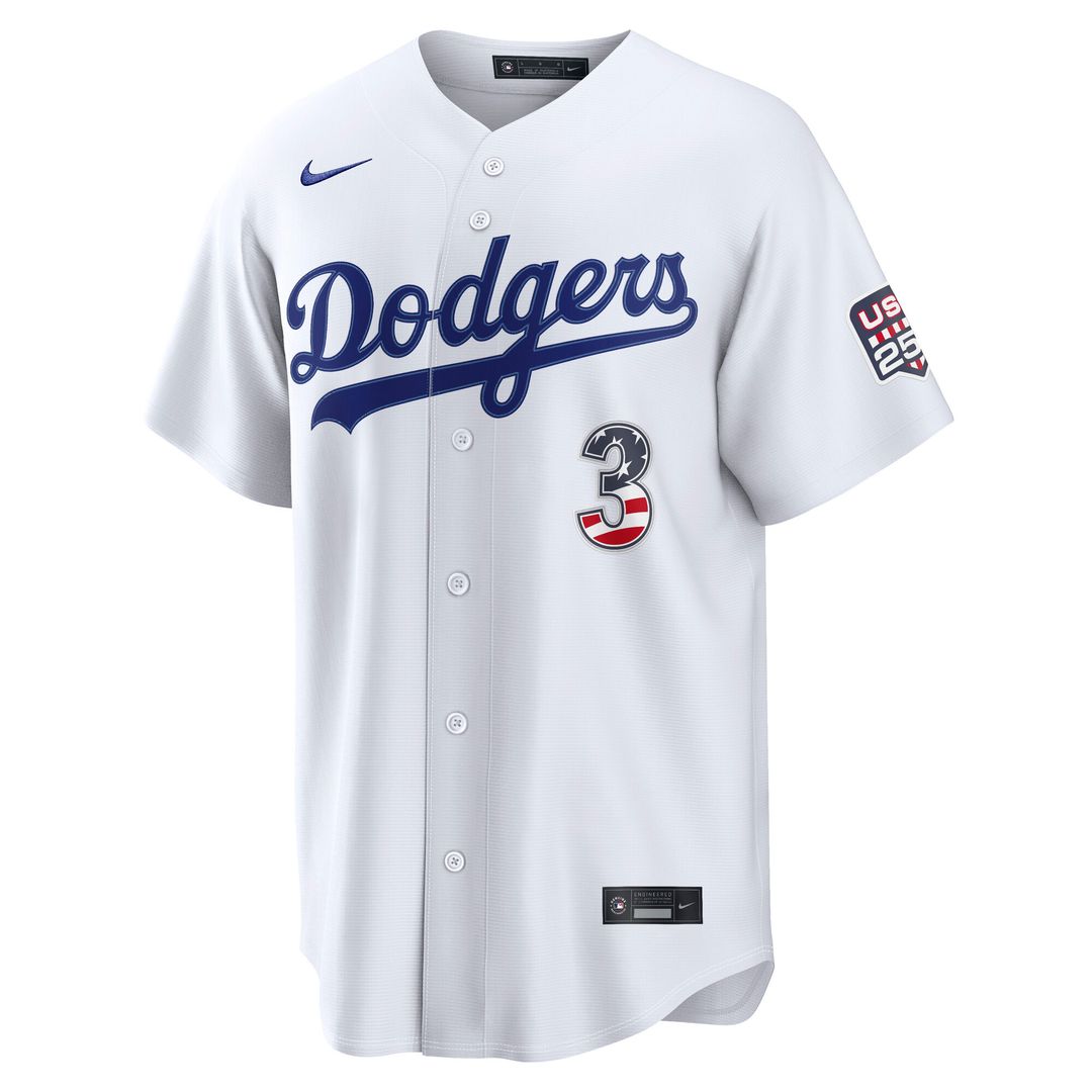 Los Angeles Dodgers Edwin Díaz Nike USA 250 Fourth of July Home Stadium Jersey - White Team Jersey Sports Fan Apparel