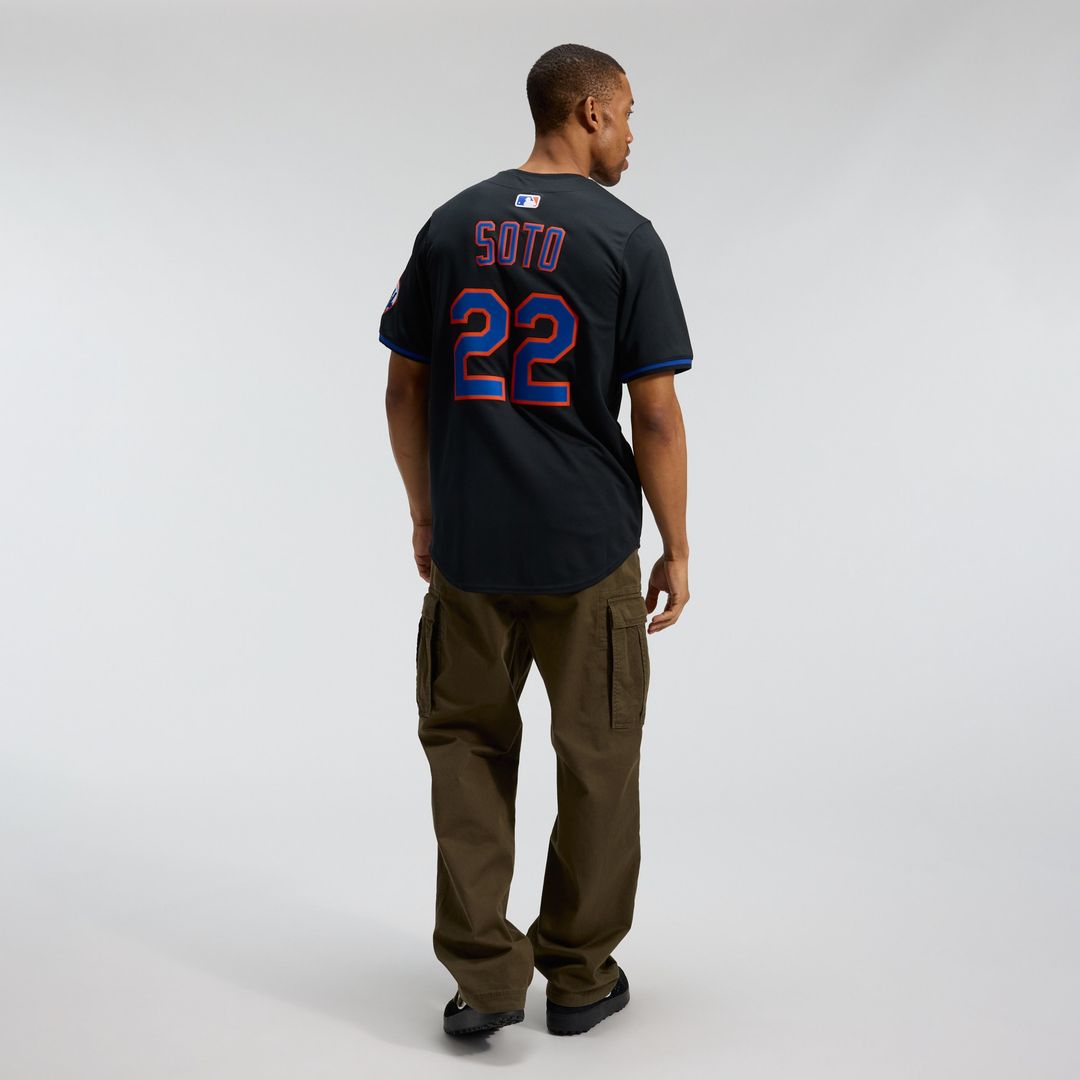 New York Mets Juan Soto Nike Alternate Limited Jersey - Black Team Jersey Sports Fan Apparel