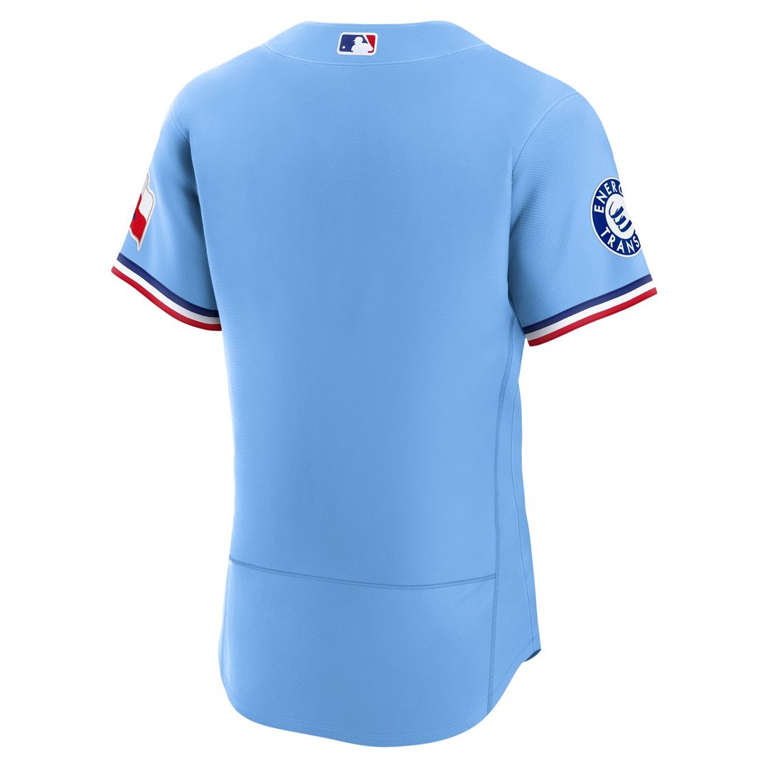 Texas Rangers Nike Alternate Authentic Jersey - Light Blue Team Jersey Sports Fan Apparel